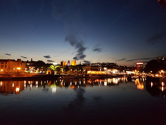 Harbourside at night, Bristol
